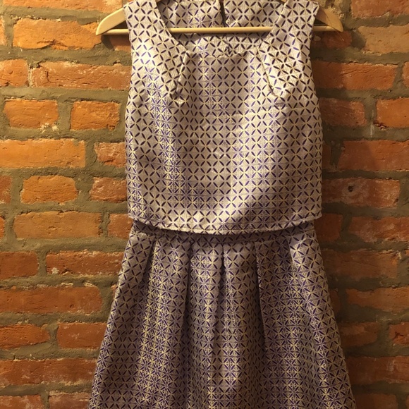 Willa Purple Party Dress - Picture 1 of 7